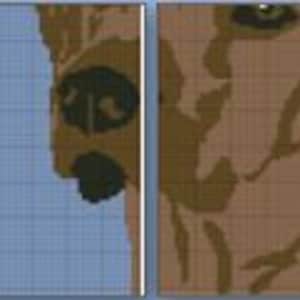 Rhodesian Ridgeback CROSS STITCH Pattern, CROCHET Graphghan Blanket ...