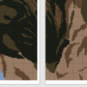 English Mastiff CROSS STITCH Pattern, CROCHET Graphghan Blanket Pattern