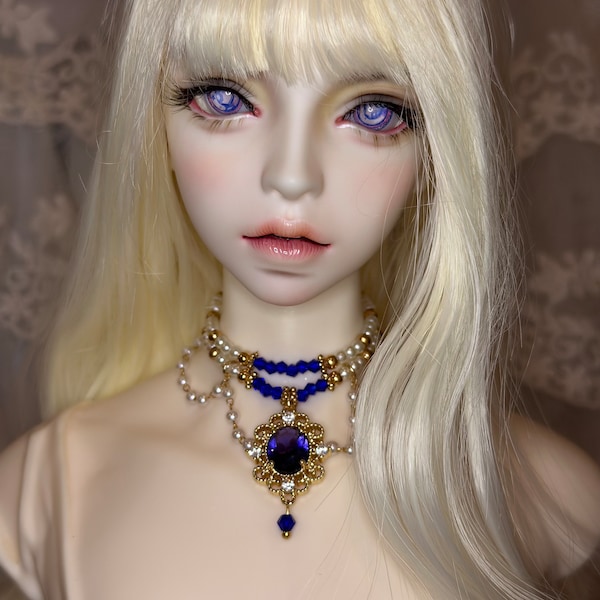Ball Jointed Doll Necklace,Smart Doll Jewelry, Popo68 1/3 BJD Choker,Toy Gifts for Doll Accessories