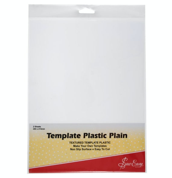 Template Plastic Plain A4 - 2 piece pack Template Plastic Plain A4 - 2 piece pack