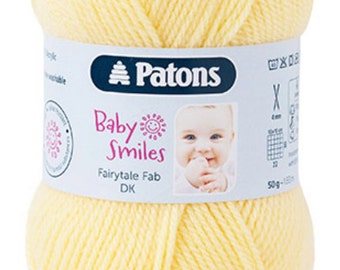 Patons DK Baby Smiles Fairytale Fab DK yarn 100% Acrylic