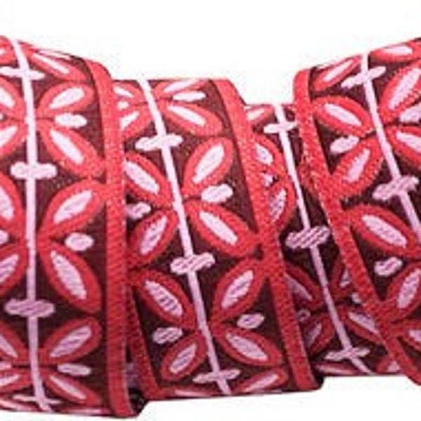 Renaissance Bänder FloralEs Textilband designed von Amy Butler - 100% Polyester AB-05/16mm Schmetterling