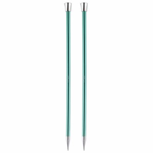 KnitPro Zing Single Point Knitting Needles – 25cm, Metal, Various Colors