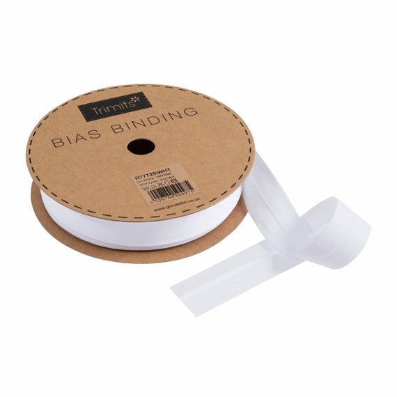 Trimits Polycotton Bias Binding: 25mm - per metre Trimits Polycotton Bias Binding: 25mm - per metre