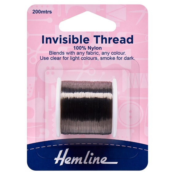 Hemline Invisible Thread: Smoke - 200m Hemline Invisible Thread: Smoke - 200m