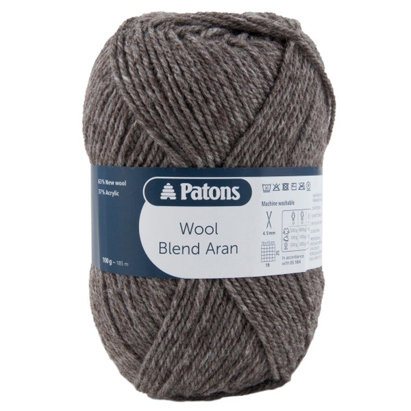 Patons Wool Blend Aran / 10ply 100g wool Acrylic blend Yarn