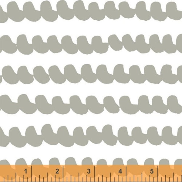 Hopp Grey Cloud von Lotta Jansdotter aus der Quilting Kollektion Follie von Wyndham Fabrics Ref 39275-9