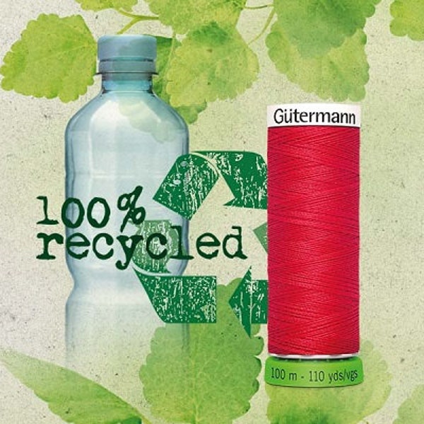 Gütermann Sew-all Thread rPET - Sustainable sewing thread 100% recycled polyester 100m