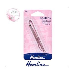 Hemline Pinch & Thread Bodkins Set - 2 Pieces Hemline Pinch & Thread Bodkins Set - 2 Pieces