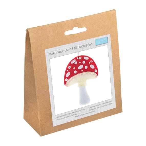 Trimits Felt Decoration Kit: Toadstool Trimits Felt Decoration Kit: Toadstool