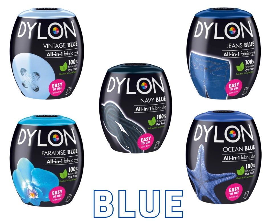 22 Colours Dylon Fabric & Clothes Dye Dylon Machine / Hand Dye /Soft  Furnishing