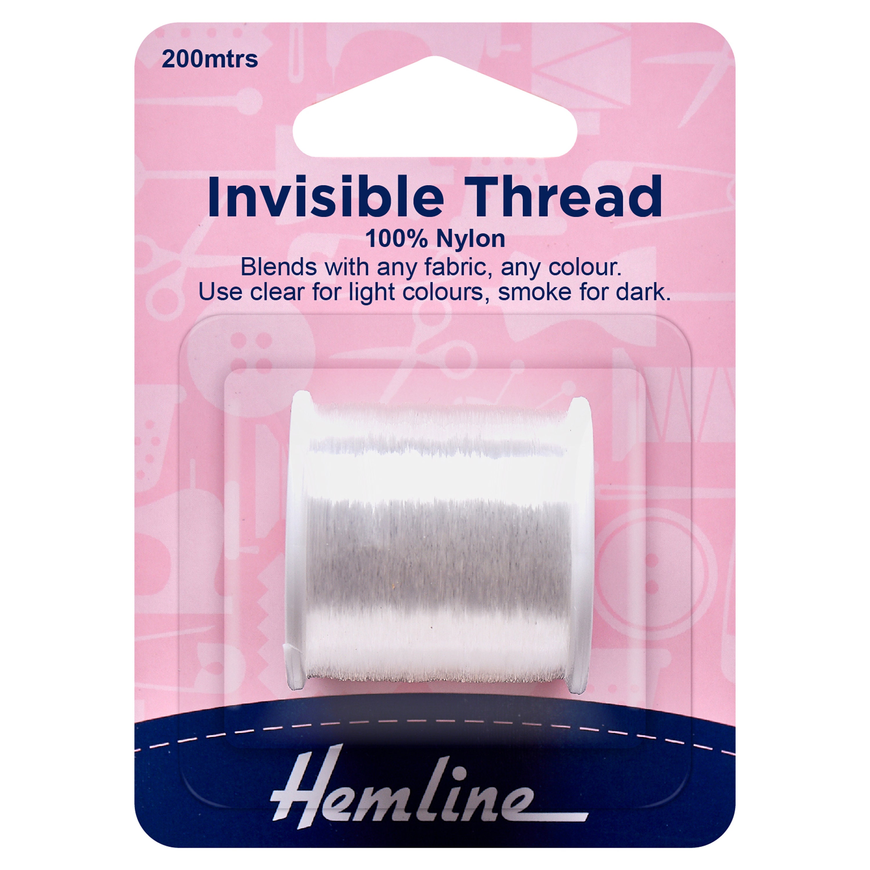Transparent Thread 200mt/yard White Ghost Thread Sewing Thread Invisible  Thread, Clear Thread, Trademark Thread 0.1mm Thread 