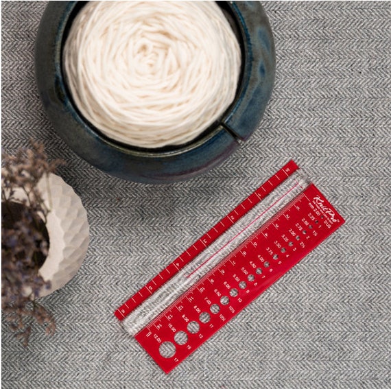Knitpro Needle Size Gauge: Red