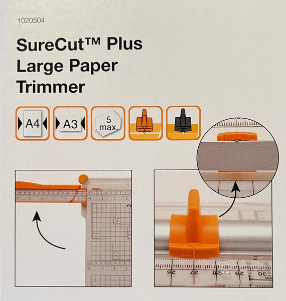 Fiskars Surecut Portable 15 Paper Trimmer, Max Cut 7 Sheets of