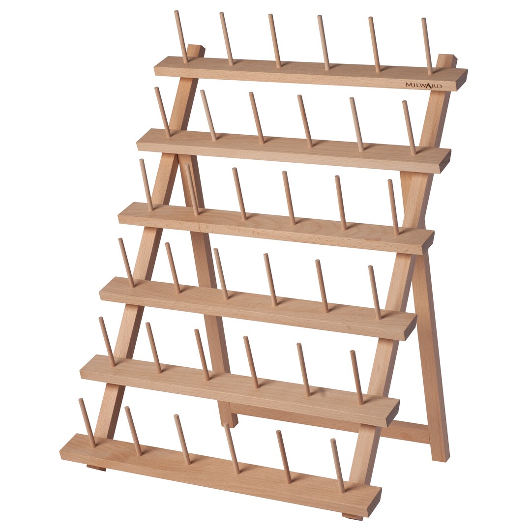 Spool Rack for 36 Overlocker Cones / Spools, Freestanding or Wall Hung ...