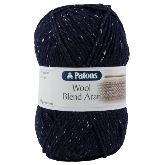 Patons Wool Blend Aran / 10ply 100g Wool Acrylic Blend Yarn -  Israel