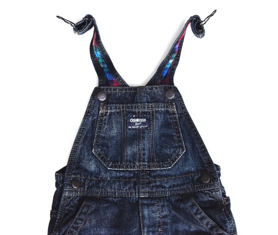 Vintage Oshkosh B'gosh® Lined Denim Overalls | Plaid Cotton Vintage Oshkosh B'gosh® Lined Denim Overalls | Plaid Cotton