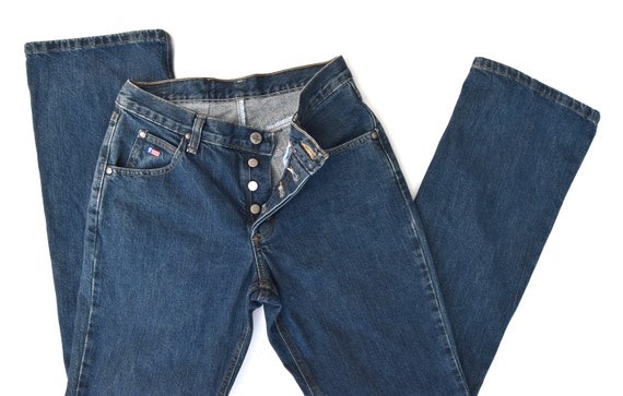 Vintage Button Fly Jeans Wrangler Twenty X Mid High - Etsy