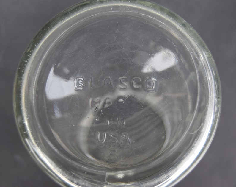 Farmhouse Kitchen Baby Bump Formula Jug Vintage Glasco 1 Quart Measuring Pitcher 4 Cups