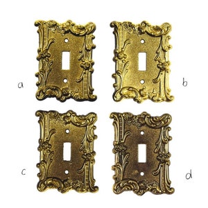 Toggle Brass Wall Plate Cover | Amerock Charm N Style | Decorative, Ornate | LR 86296 LR 26707