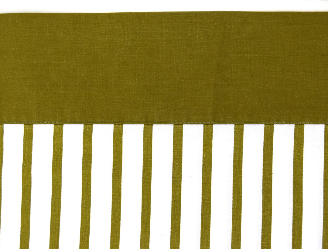 Vintage Green Striped Twin Flat Sheet Retro Hippie Single - Etsy