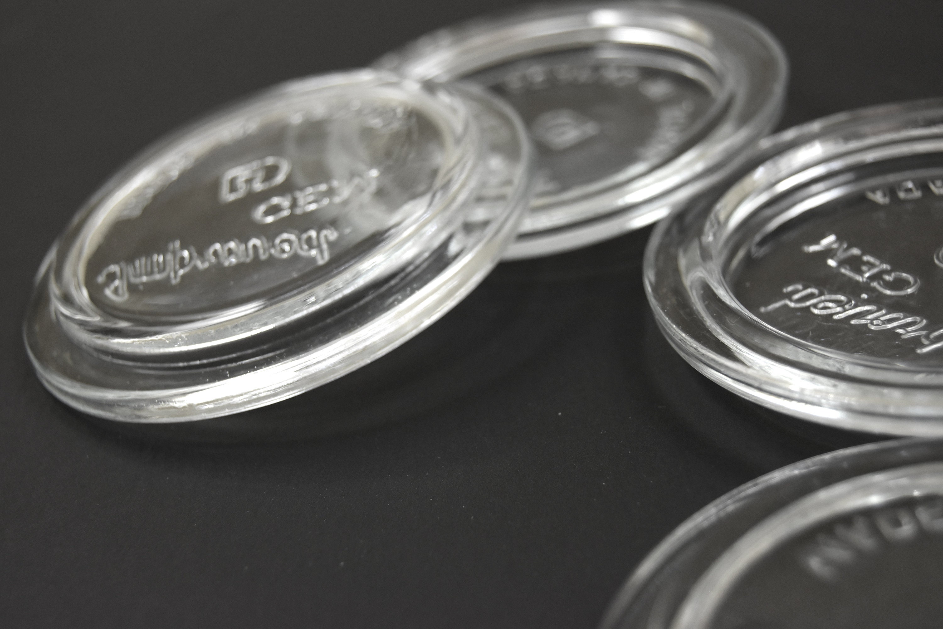 4 Vintage Improved Gem Glass Canning Jar Lids Inserts for Etsy