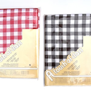 Gingham Tablecloth | Cotton, Rectangular 60" x 86" | Picnic, Country, Farmhouse Decor