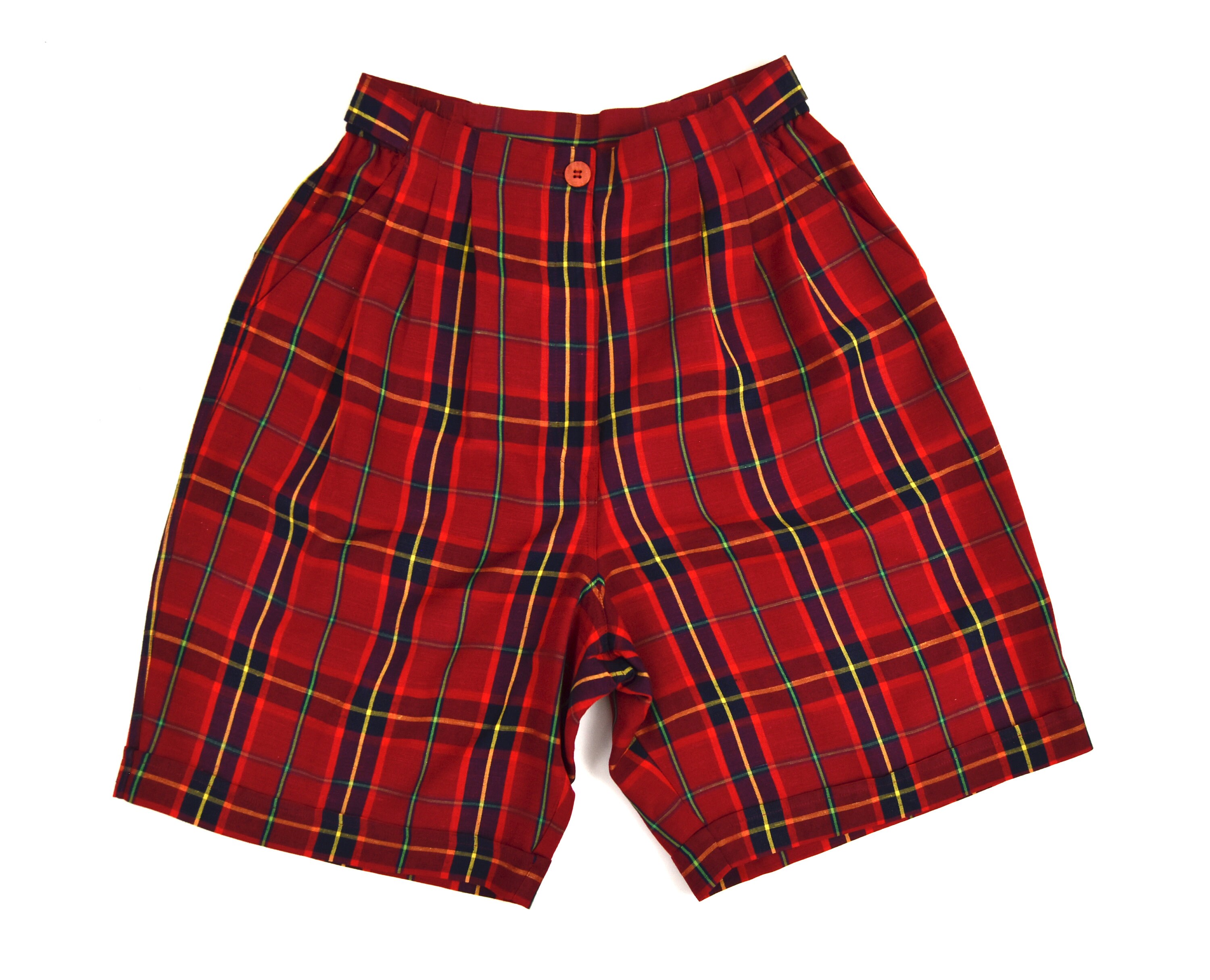 Plaid golf deals shorts