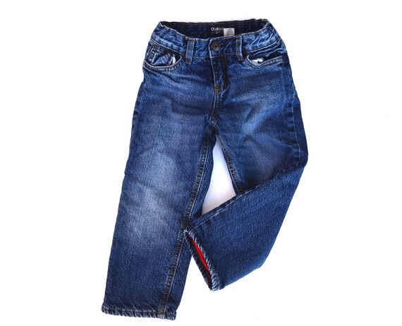 Meedogenloos Confronteren Document Vintage Oshkosh B'Gosh® gevoerde denim jeans Maat 3T - Etsy België