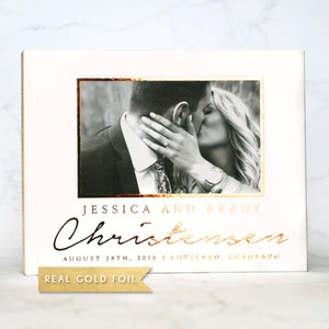 Photo Wedding Guest Book with photo Modern wedding guestbook Guest Book Wedding Custom Insta guest book White wedding album personi - TPC