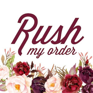Guest Book Wedding // Rush Guest Book Production // Rush Order // Expedited Production // Fast Production