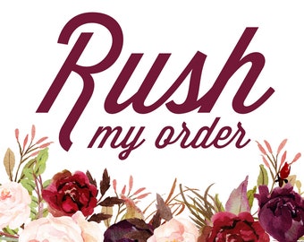 Guest Book Wedding // Rush Guest Book Production // Rush Order // Expedited Production // Fast Production