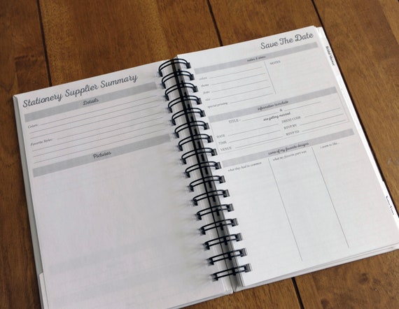Mrs Wedding Planner Book Wedding Planner Journal Customized Etsy