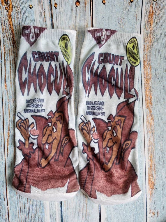 Retro Socks Count Chocula Socks Vintage Inspired Etsy