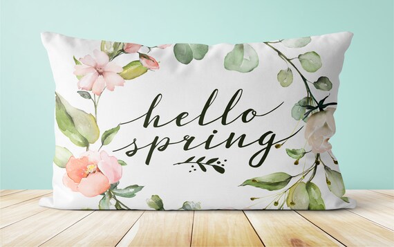 Spring Floral Pillow Spring Decor 12 Garden Blessings Accent Pillow Garden Pillow Gift ideas Easter Decor Mom Gifts