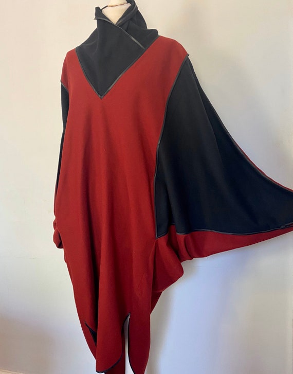 Vintage Janice Wainwright wool kite dress size 8-1