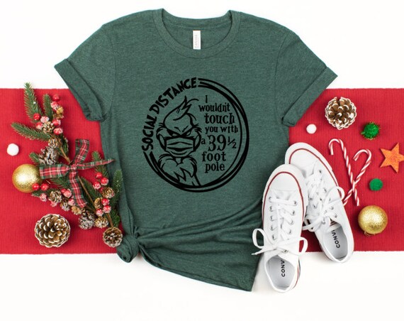 Social Distance Grinch Christmas 2021 