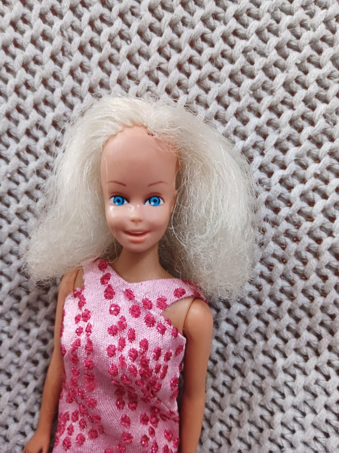 Vintage 1960's MOD Era Casey/twiggy/francie Clone Doll in Pink Metallic ...