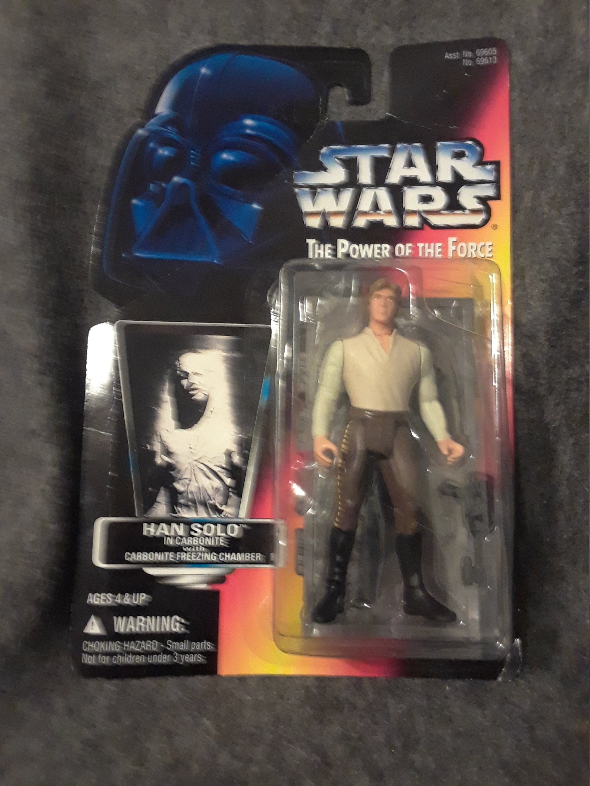 Kenner Star Wars Power Of The Force Red Card Han Solo In Carbonite Block Action Figure for sale online 