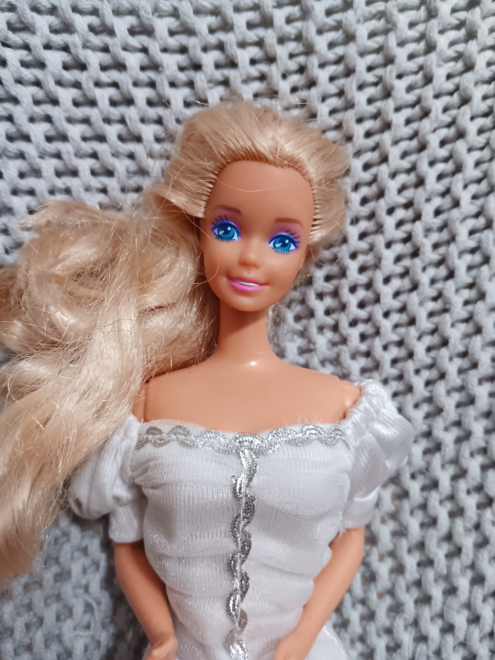 90年代ヴィンテージバービー：マテルブライダルコレクション#666ドレス