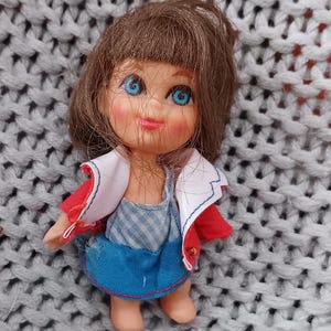 Vintage Babe Biddle Liddle Kiddle n her original outfit c. 1965 Mattel
