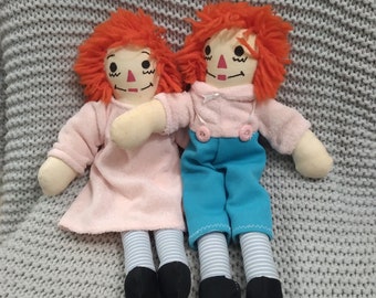 希少！Raggedy Ann & Andy ヴィンテージラグ 130×130 ラガディ アン&アンディ ラグ カーペット 絨毯 - メルカリ