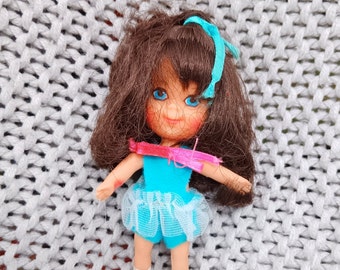 Vintage Liddle Kiddles Telly Viddle brunette doll c. 1968 Mattel