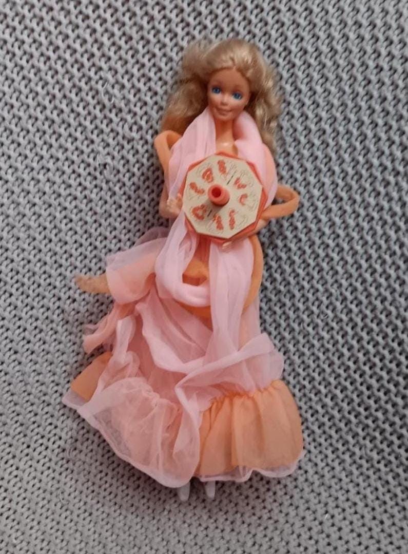 Vintage Peaches N' Cream Barbie: 1984 Mattel Superstar Era