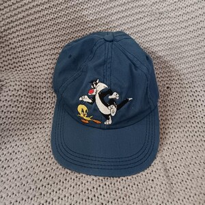 RARE New Vintage Tweety Bird Looney Tunes 1998 Hat Flowers Embroidered 90s 1990s s-l1200.webp main image 4