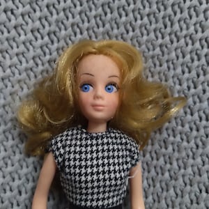 Vintage World of Love blonde haired doll in Licca-Chan fashion c. 1971 Hasbro