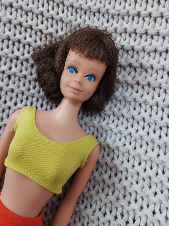 Vintage 1962 Brunette Midge Doll, 2-piece Outfit, Mattel - Etsy