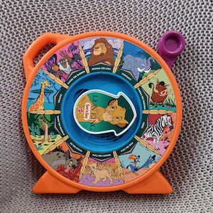 WORKING Vintage Disney Lion King See N Say c. 1989 Mattel