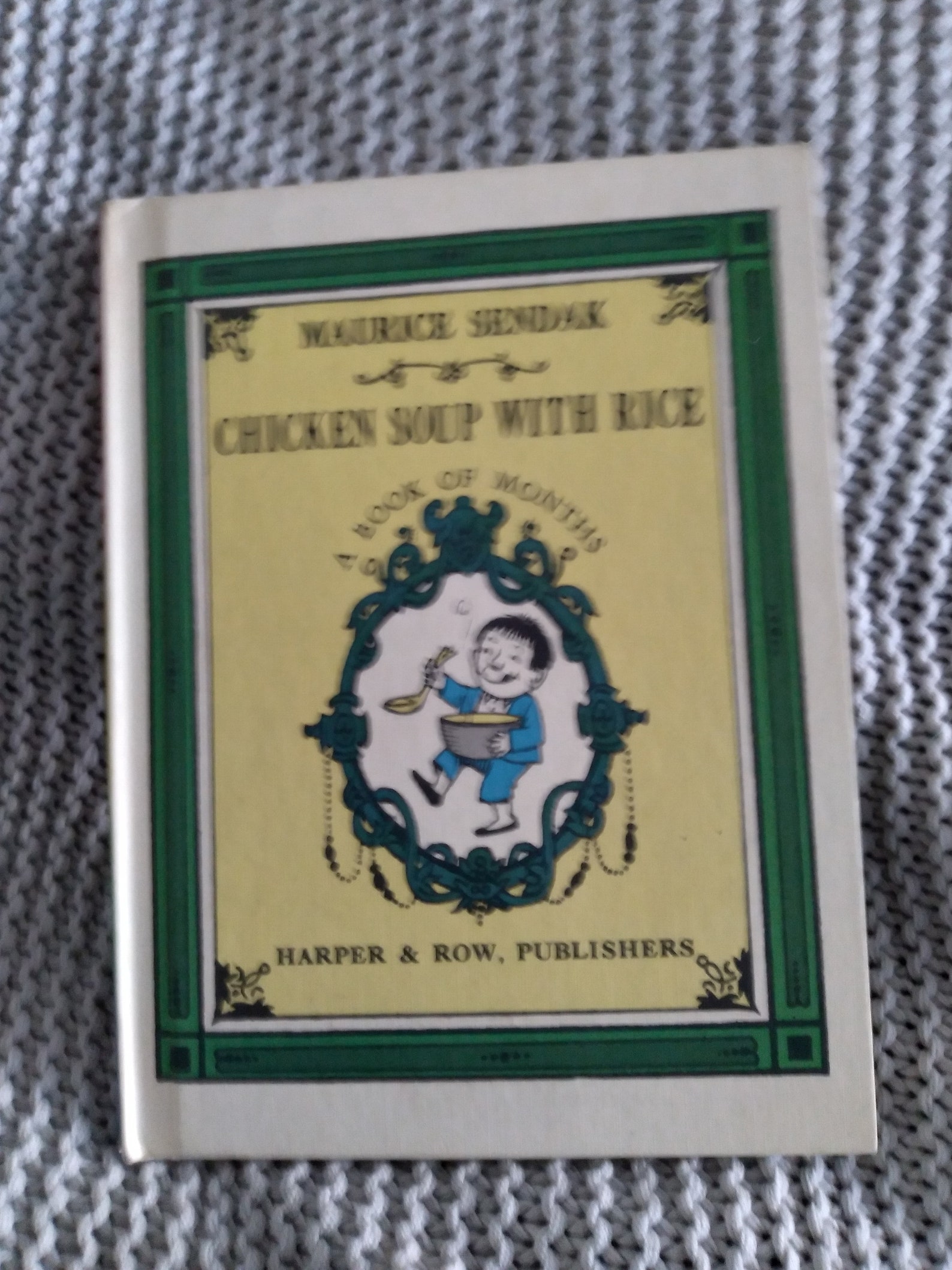 Chicken Soup with Rice a Book of Months by Maurice Sendak c. Etsy