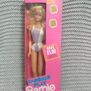 NRFB Vintage Fashion Play Barbie c. 1990 Mattel